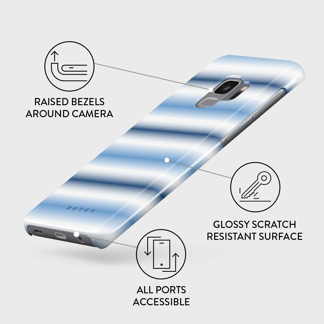 White Noise - Samsung Galaxy S9 Case - Image 3