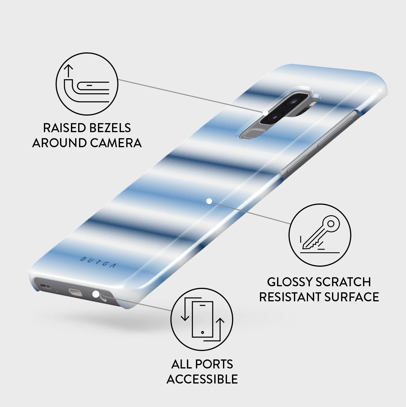 White Noise - Samsung Galaxy S9 Plus Case - Image 3