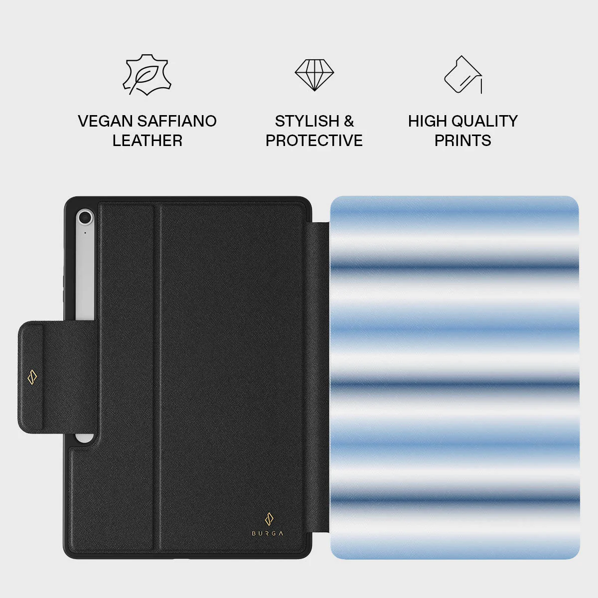 White Noise - Samsung Galaxy Tab S10+ FE Case - Image 2