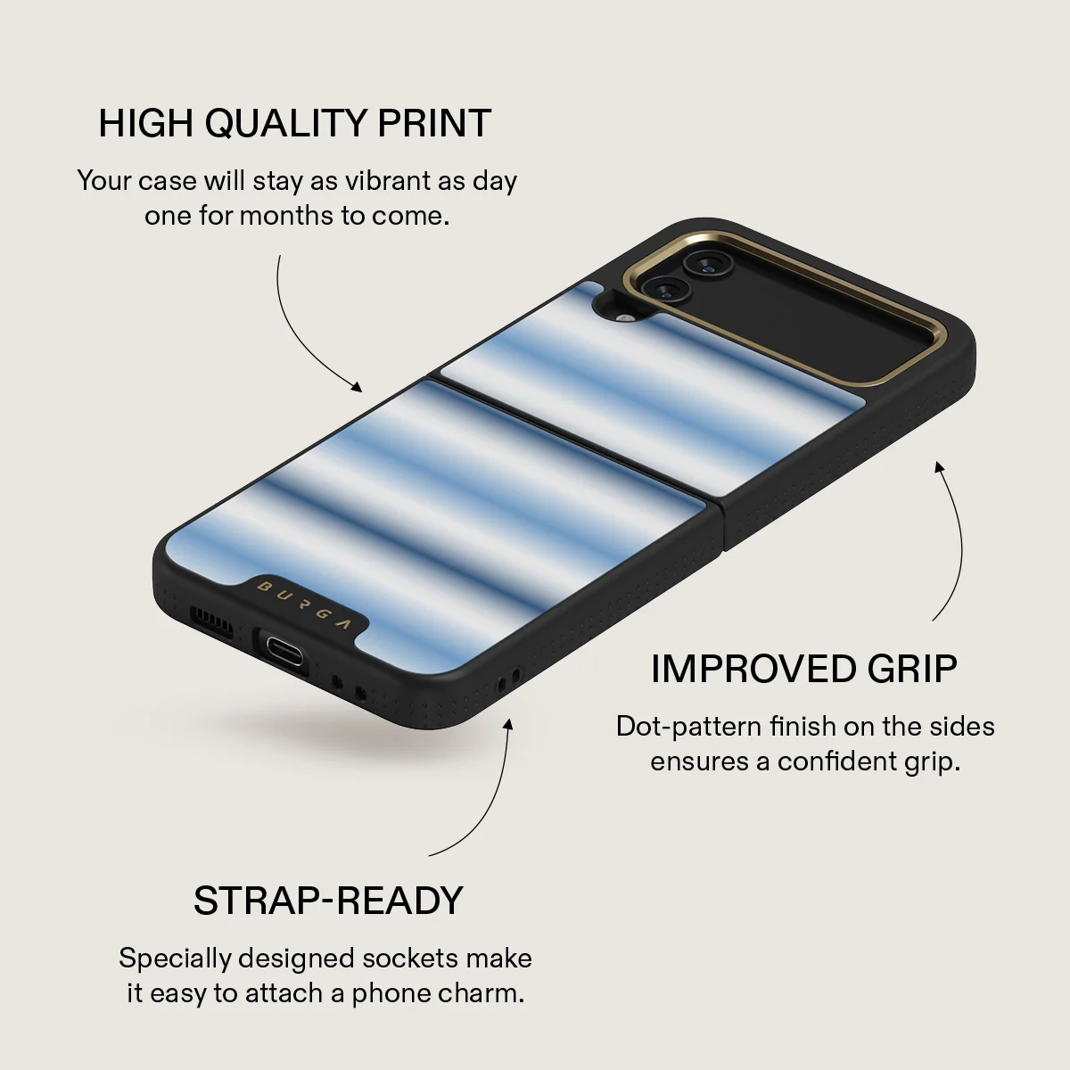 White Noise - Samsung Galaxy Z Flip 4 Case - Image 18