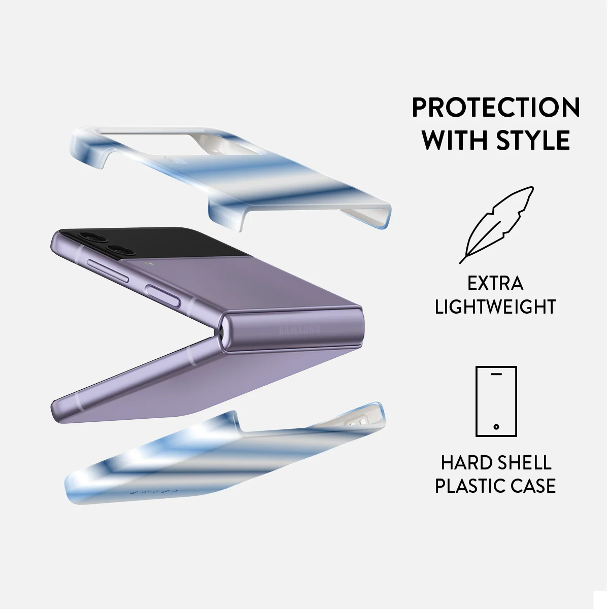 White Noise - Samsung Galaxy Z Flip 4 Case - Image 2