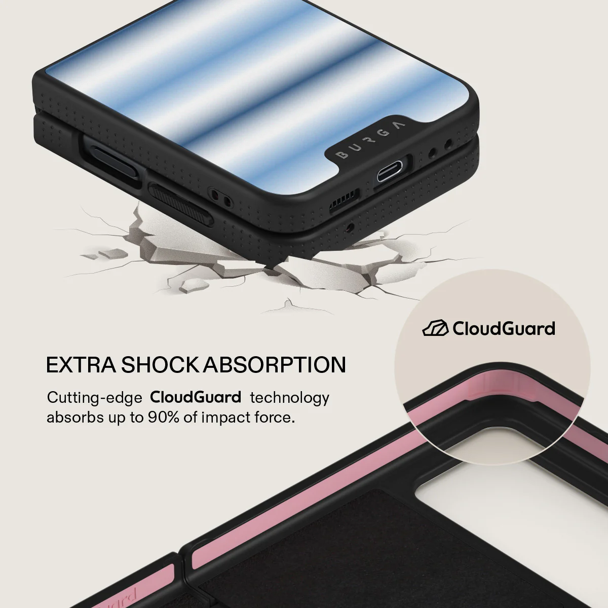 White Noise - Samsung Galaxy Z Flip 4 Case - Image 22