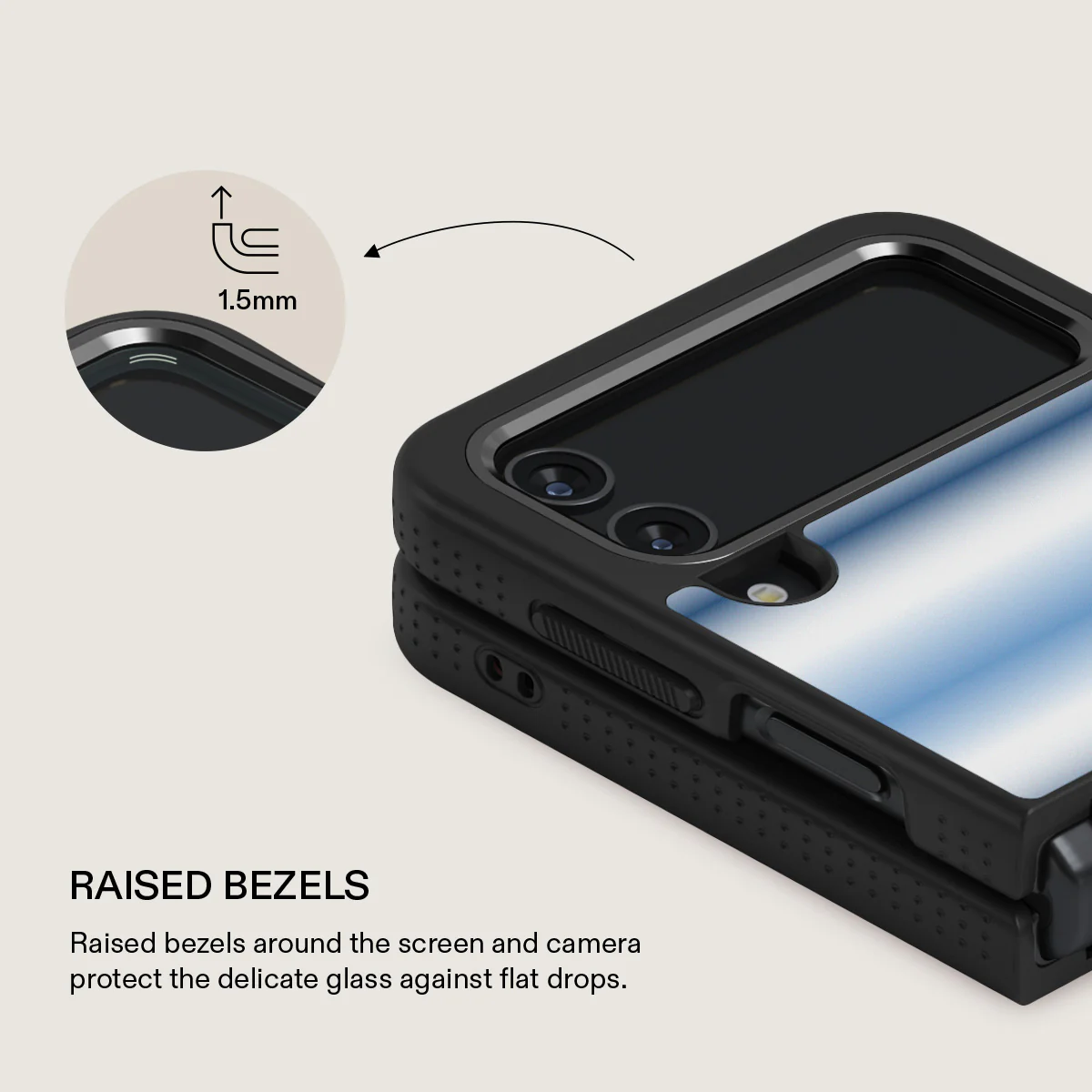 White Noise - Samsung Galaxy Z Flip 4 Case - Image 23