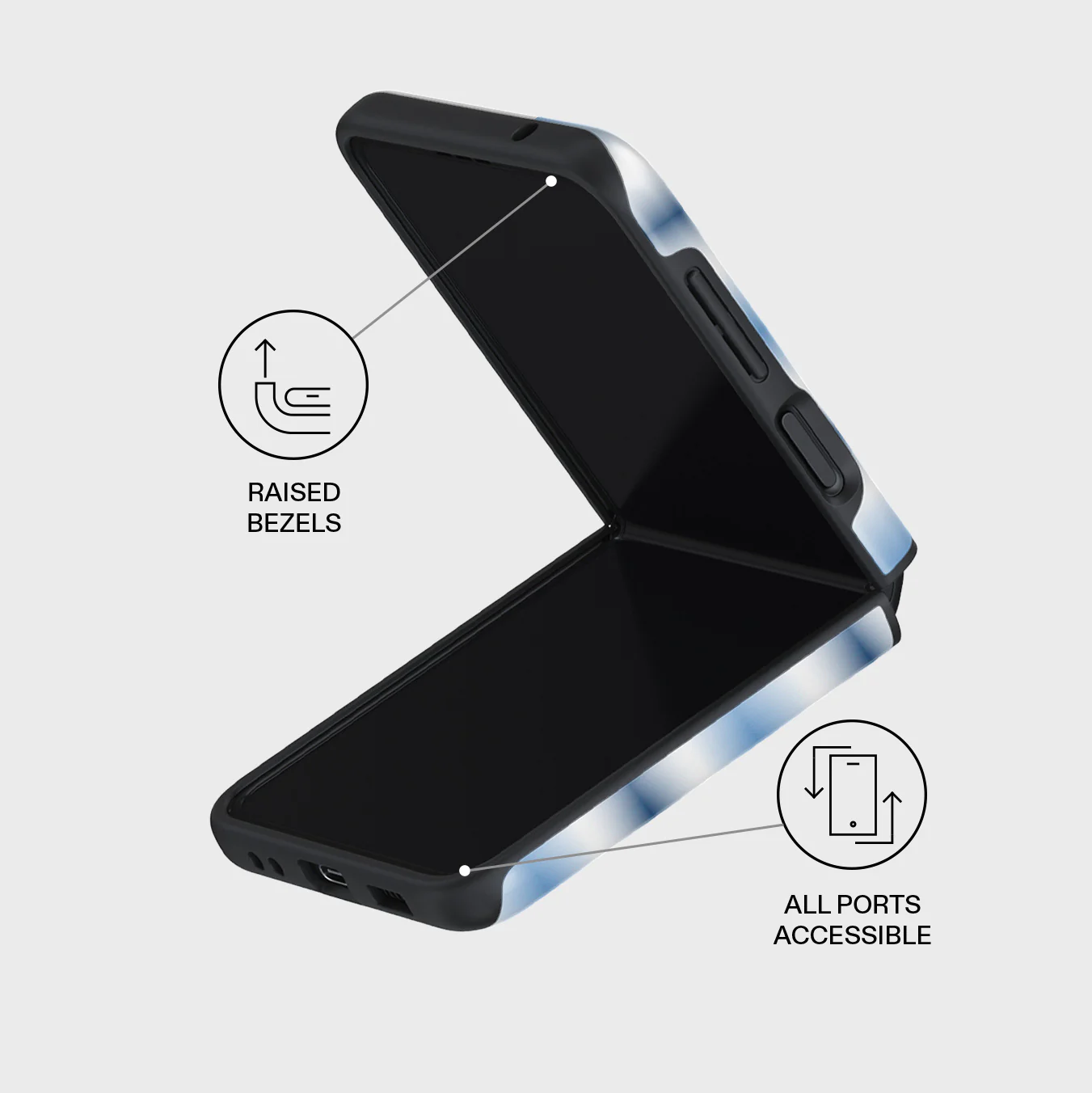 White Noise - Samsung Galaxy Z Flip 4 Case - Image 9