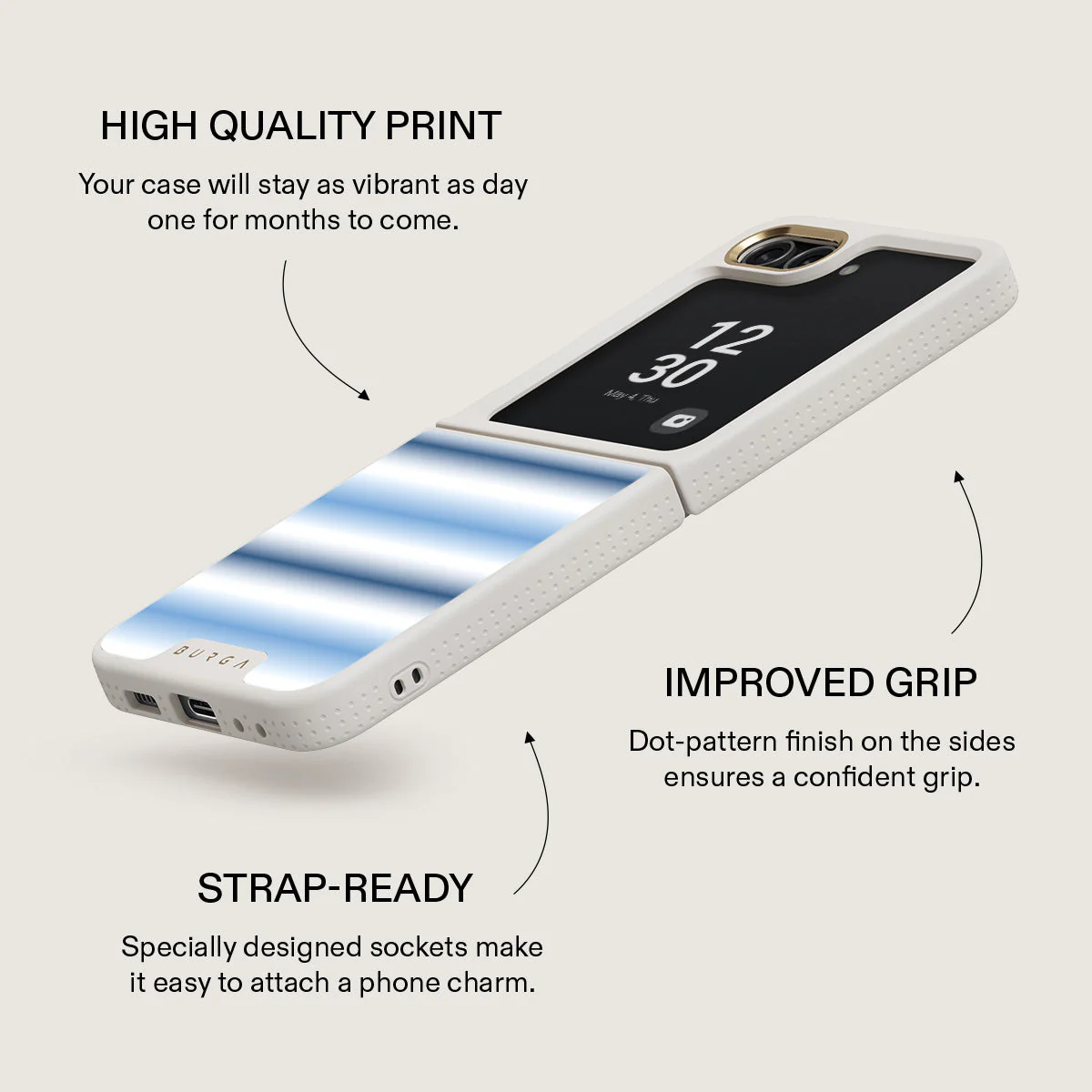 White Noise - Samsung Galaxy Z Flip 5 Case - Image 26