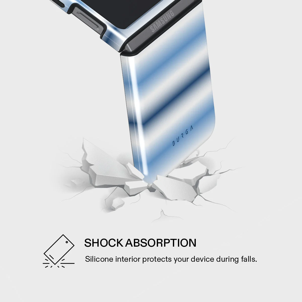 White Noise - Samsung Galaxy Z Flip 5 Case - Image 4