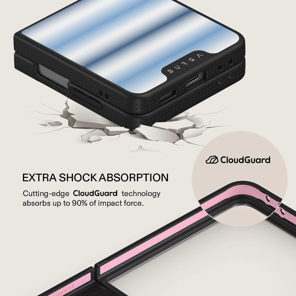 White Noise - Samsung Galaxy Z Flip 7 Case - Image 14