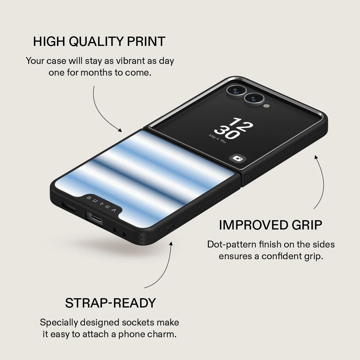 White Noise - Samsung Galaxy Z Flip 7 Case - Image 16