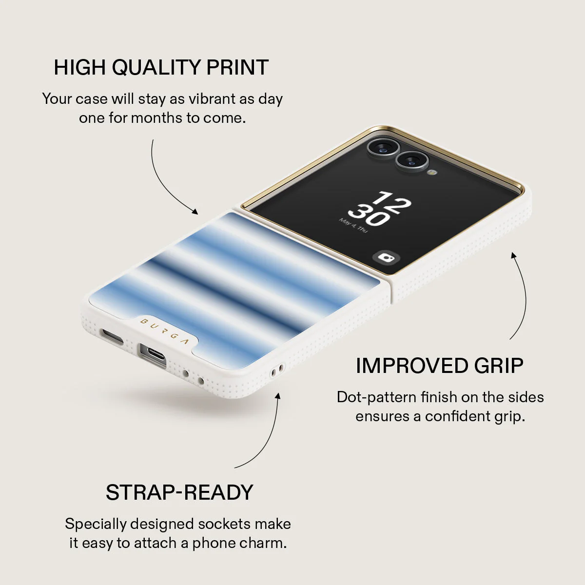White Noise - Samsung Galaxy Z Flip 7 Case - Image 23