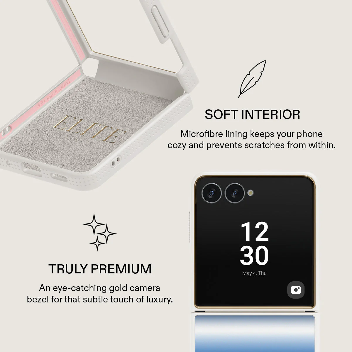 White Noise - Samsung Galaxy Z Flip 7 Case - Image 24
