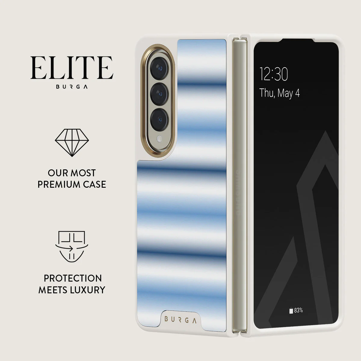 White Noise - Samsung Galaxy Z Fold 4 Case - Image 21