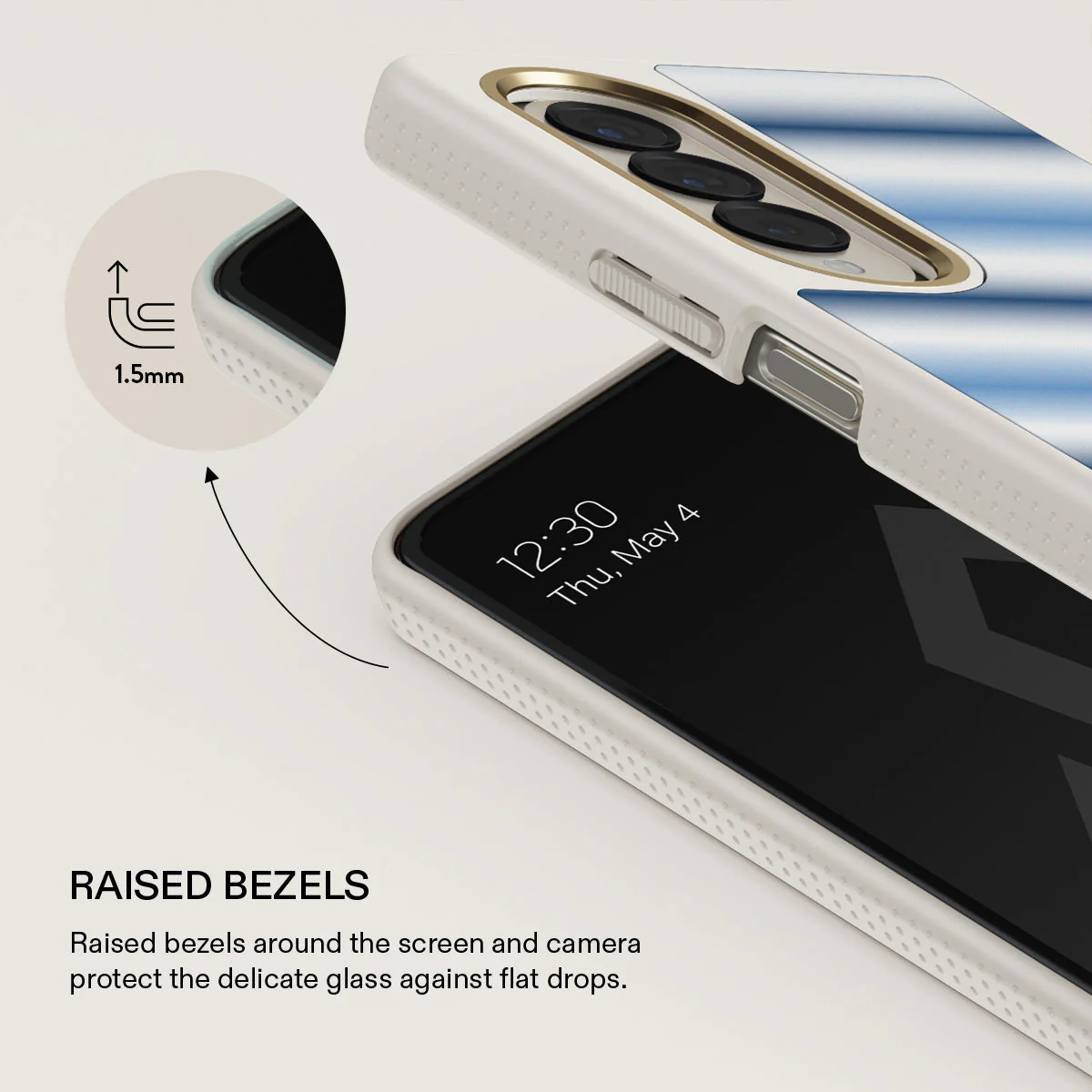 White Noise - Samsung Galaxy Z Fold 4 Case - Image 23