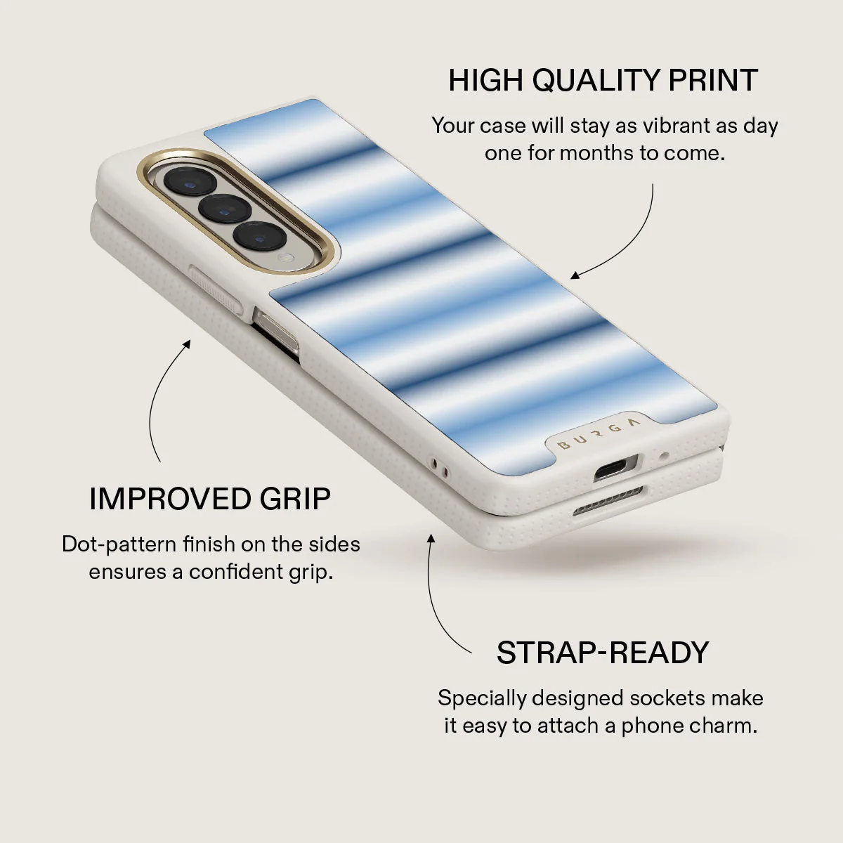 White Noise - Samsung Galaxy Z Fold 4 Case - Image 24