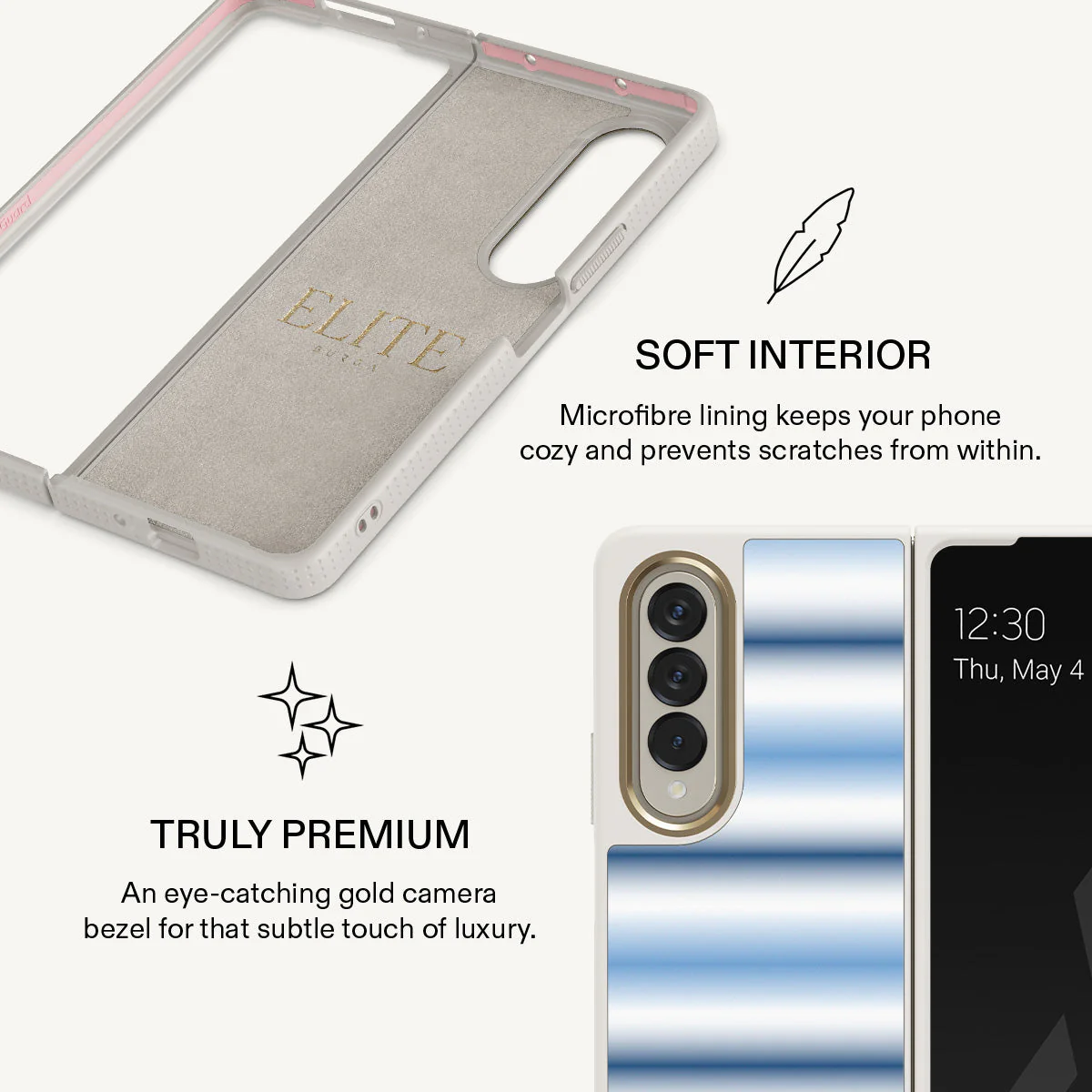 White Noise - Samsung Galaxy Z Fold 4 Case - Image 25