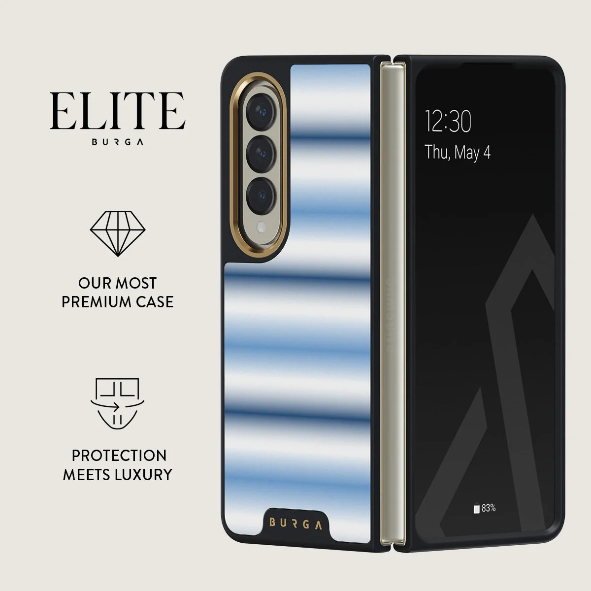 White Noise - Samsung Galaxy Z Fold 4 Case - Image 7