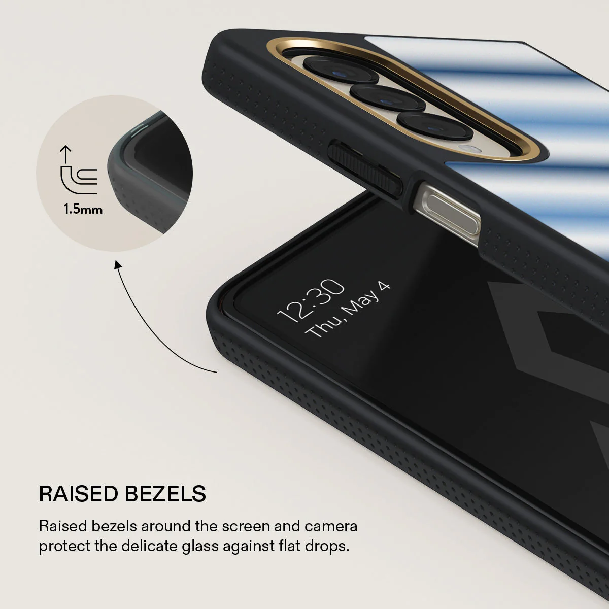 White Noise - Samsung Galaxy Z Fold 4 Case - Image 9