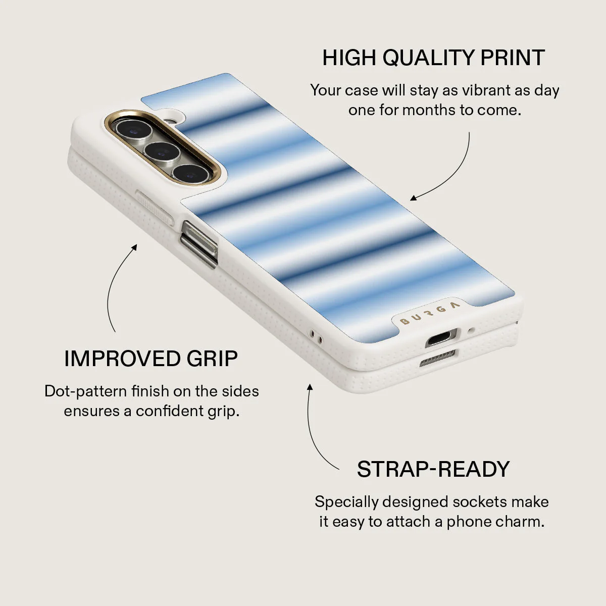 White Noise - Samsung Galaxy Z Fold 5 Case - Image 19