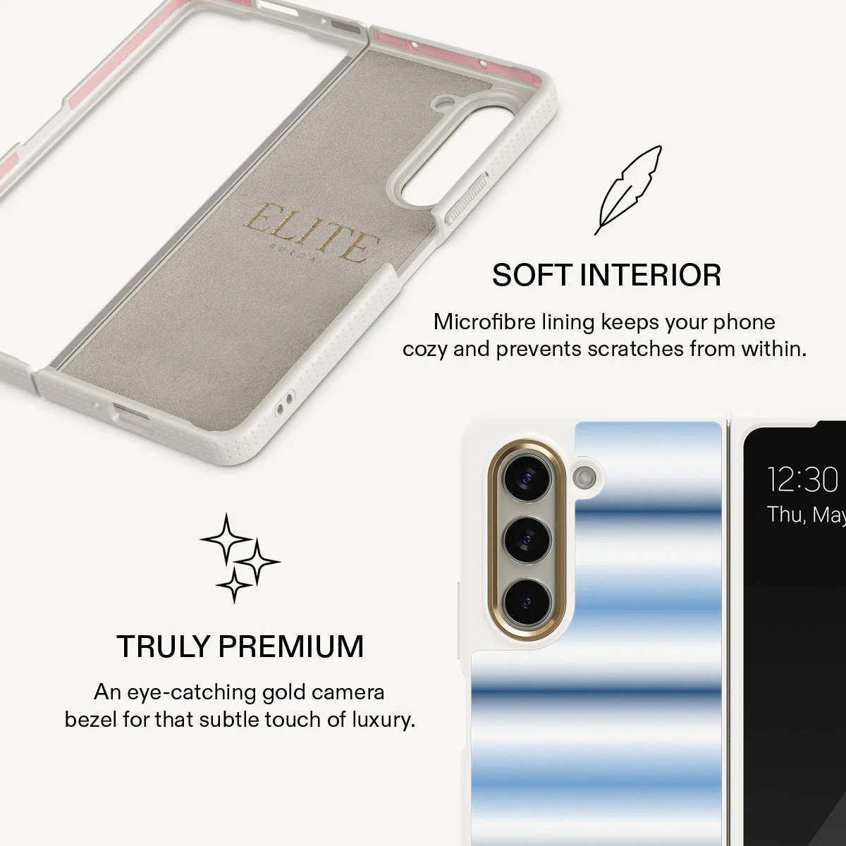 White Noise - Samsung Galaxy Z Fold 5 Case - Image 20