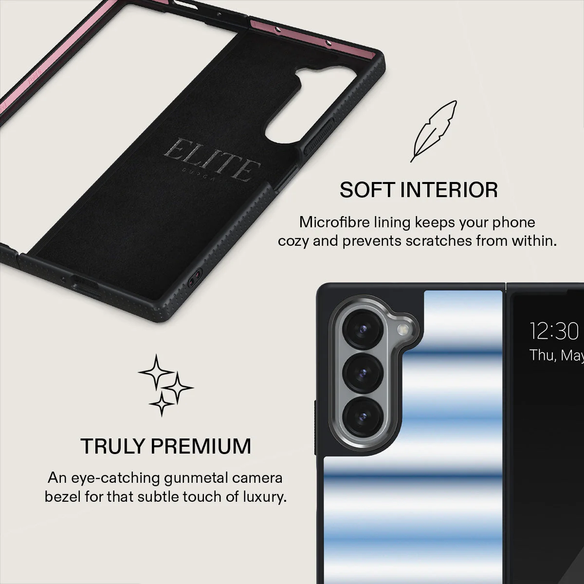 White Noise - Samsung Galaxy Z Fold 6 Case - Image 13