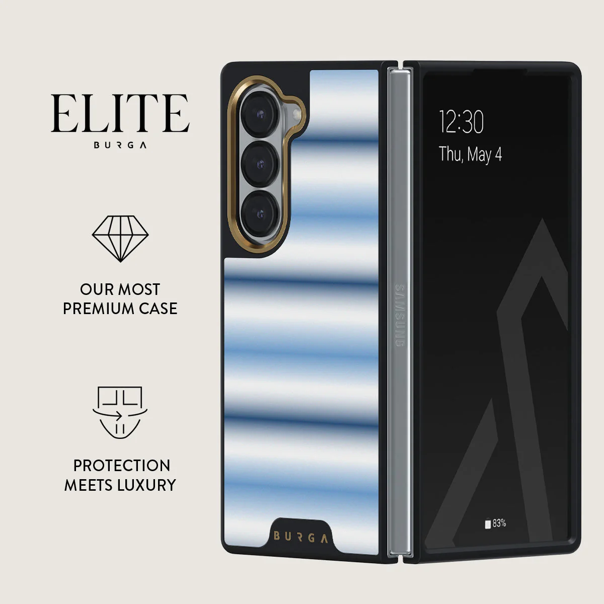 White Noise - Samsung Galaxy Z Fold 6 Case - Image 2