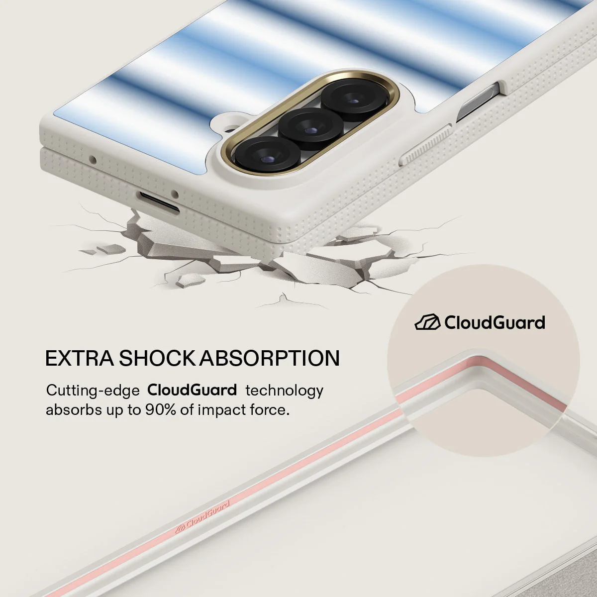 White Noise - Samsung Galaxy Z Fold 7 Case - Image 17