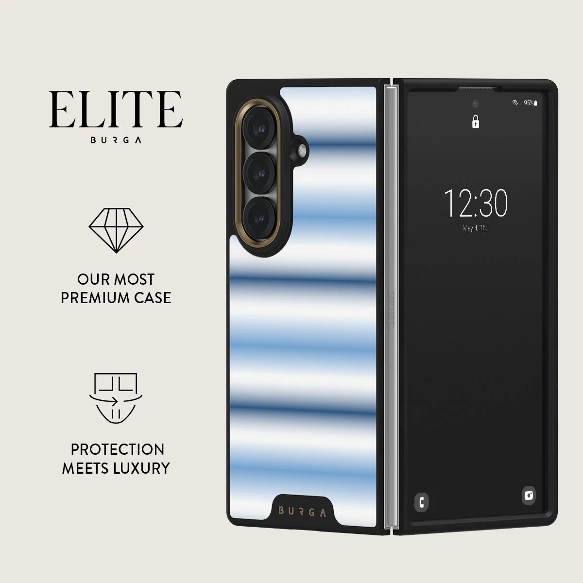 White Noise - Samsung Galaxy Z Fold 7 Case - Image 2