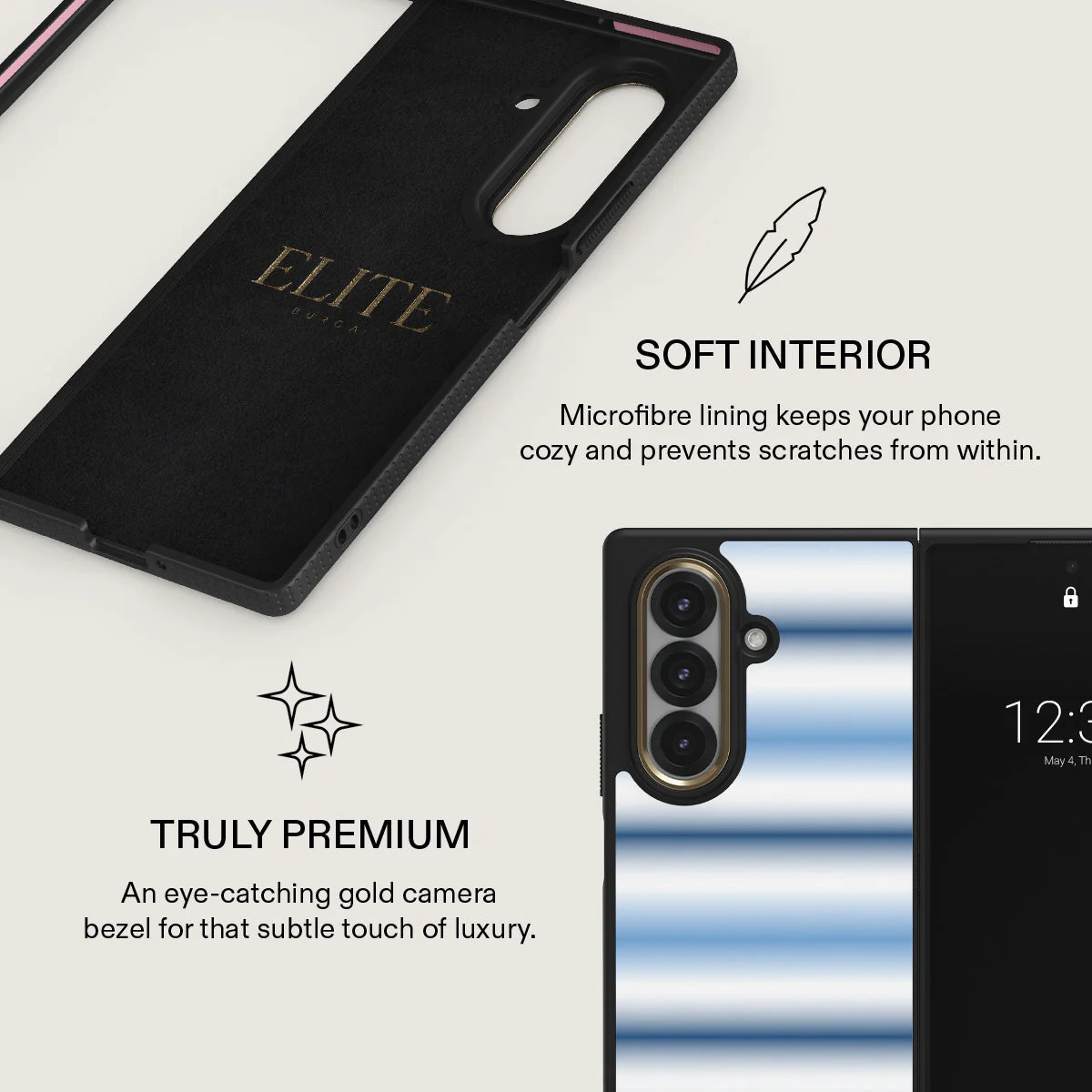 White Noise - Samsung Galaxy Z Fold 7 Case - Image 6