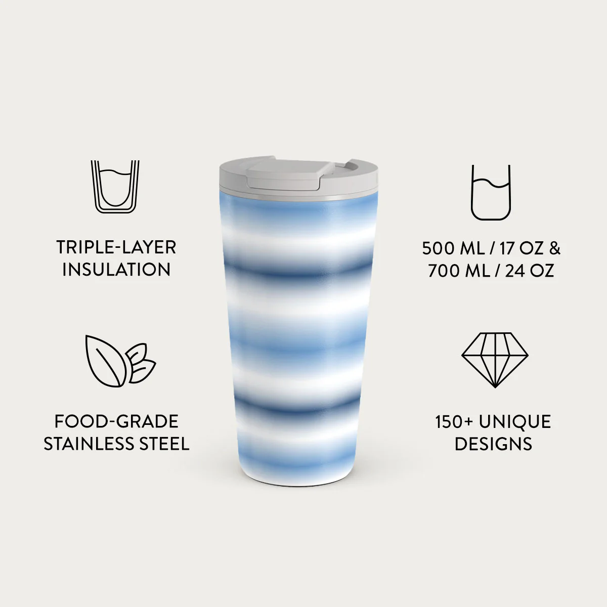 White Noise - Travel Mug - Image 7