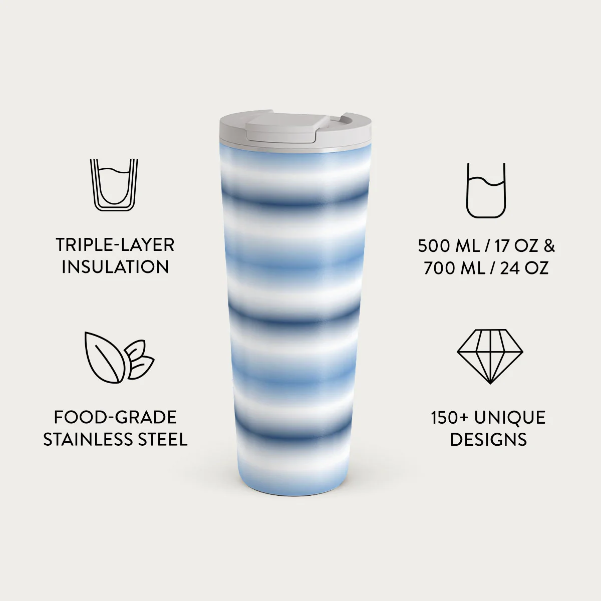 White Noise - Travel Mug - Image 9