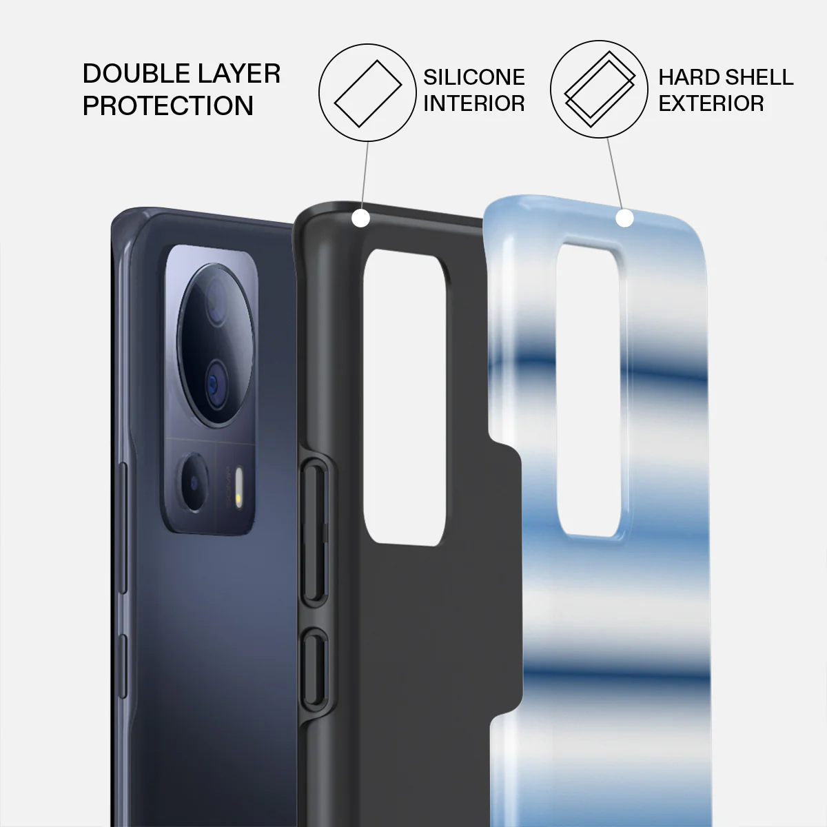 White Noise - Xiaomi 13 Lite Case - Image 2