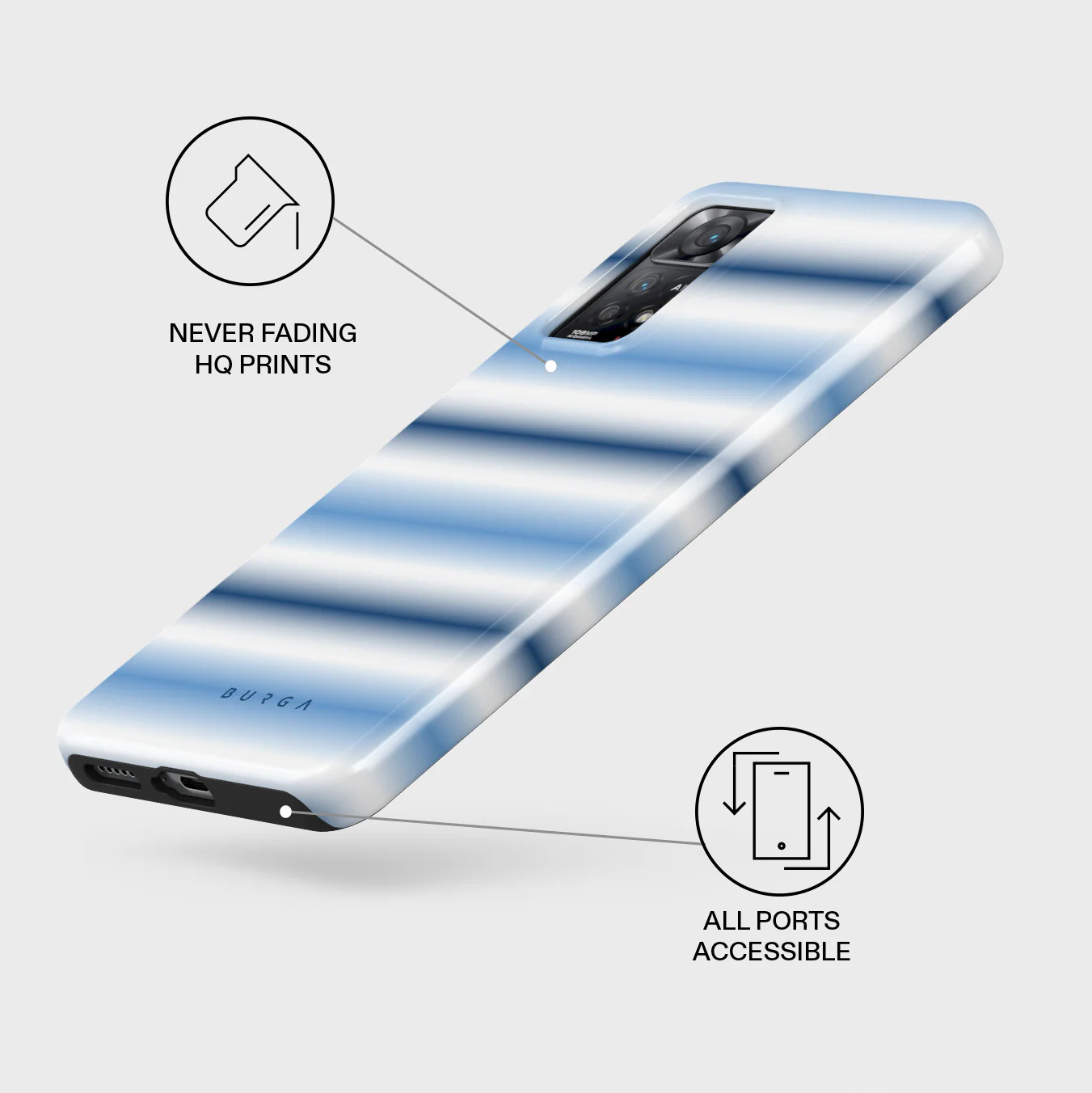 White Noise - Xiaomi Redmi Note 11 Pro+ Case - Image 3
