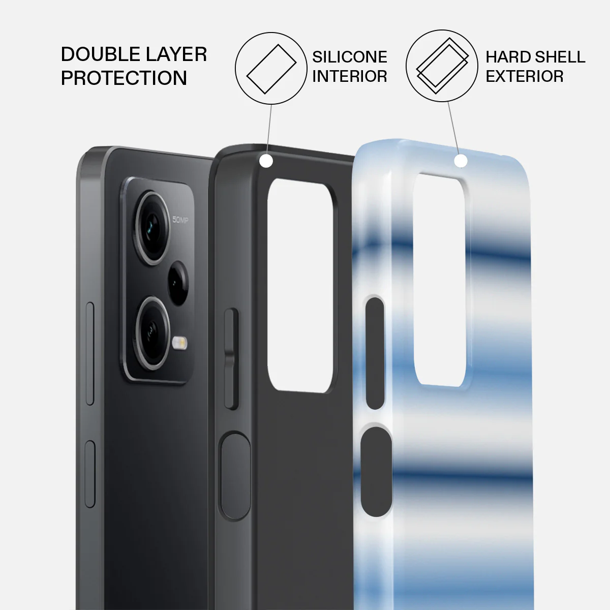 White Noise - Xiaomi Redmi Note 12 Pro+ 5G Case - Image 2