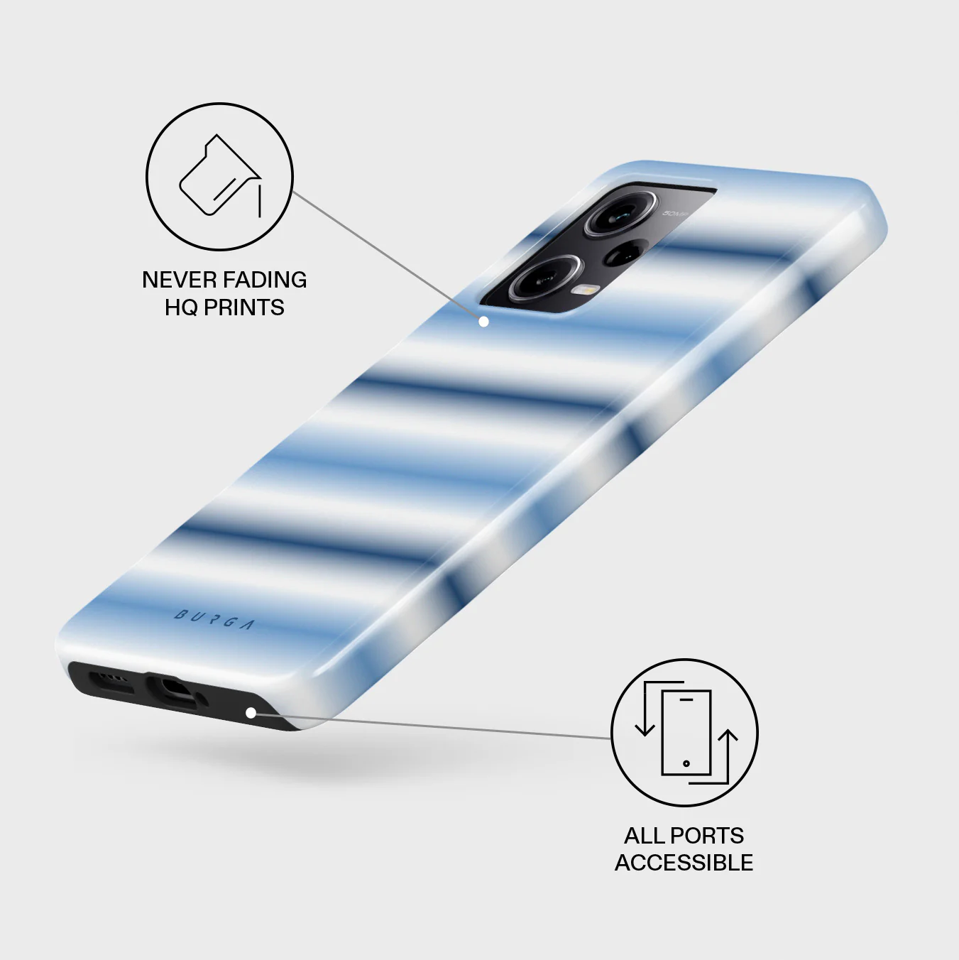 White Noise - Xiaomi Redmi Note 12 Pro+ 5G Case - Image 3