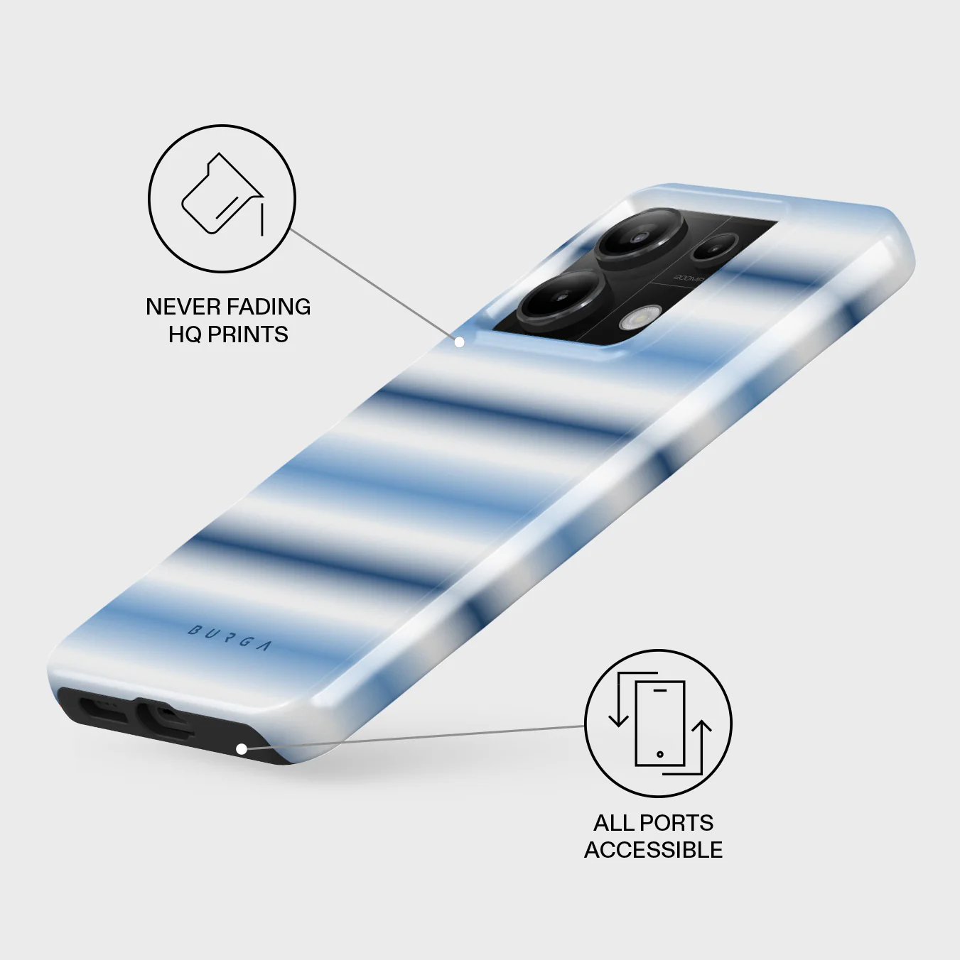 White Noise - Xiaomi Redmi Note 13 Pro 5G Case - Image 3