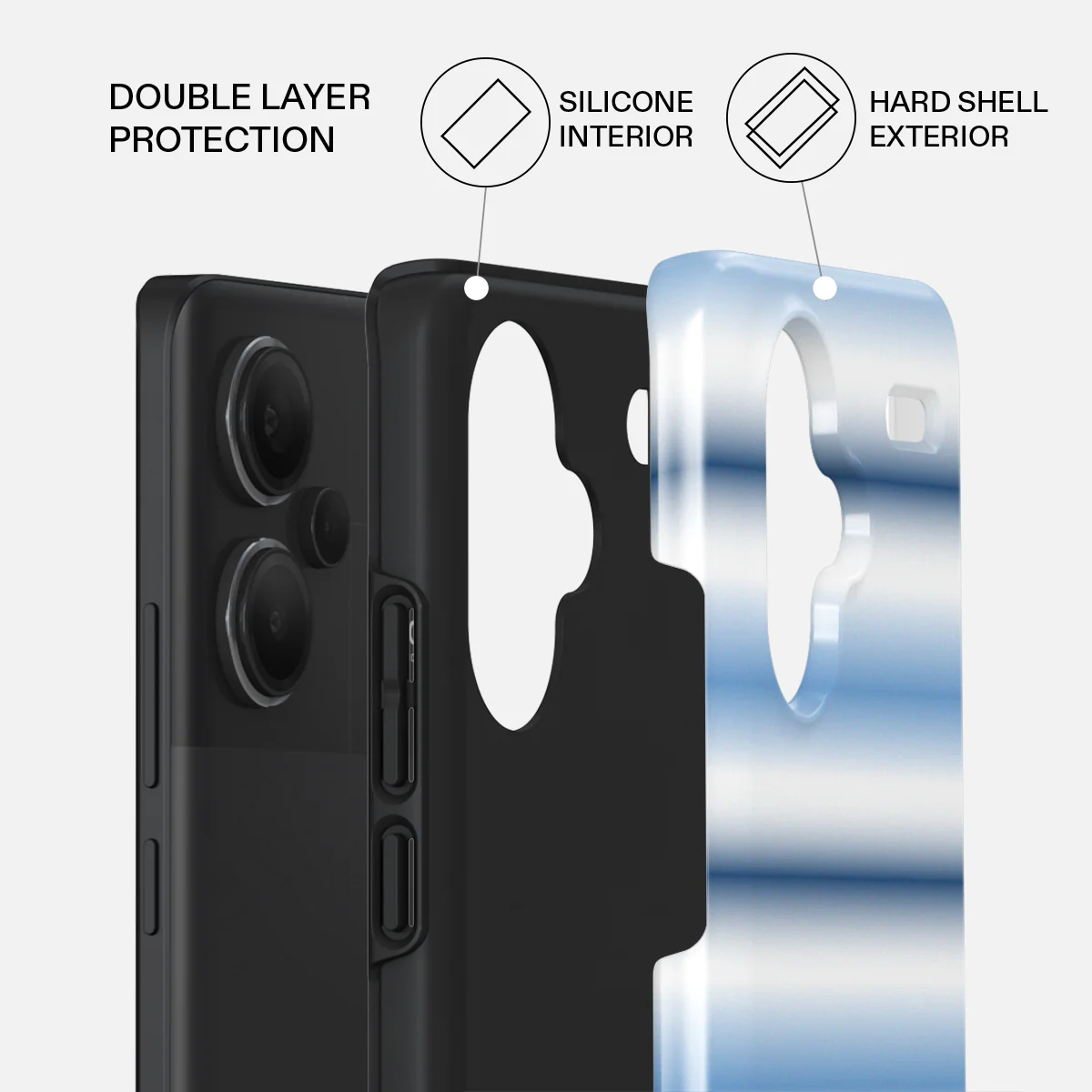 White Noise - Xiaomi Redmi Note 13 Pro+ 5G Case - Image 2