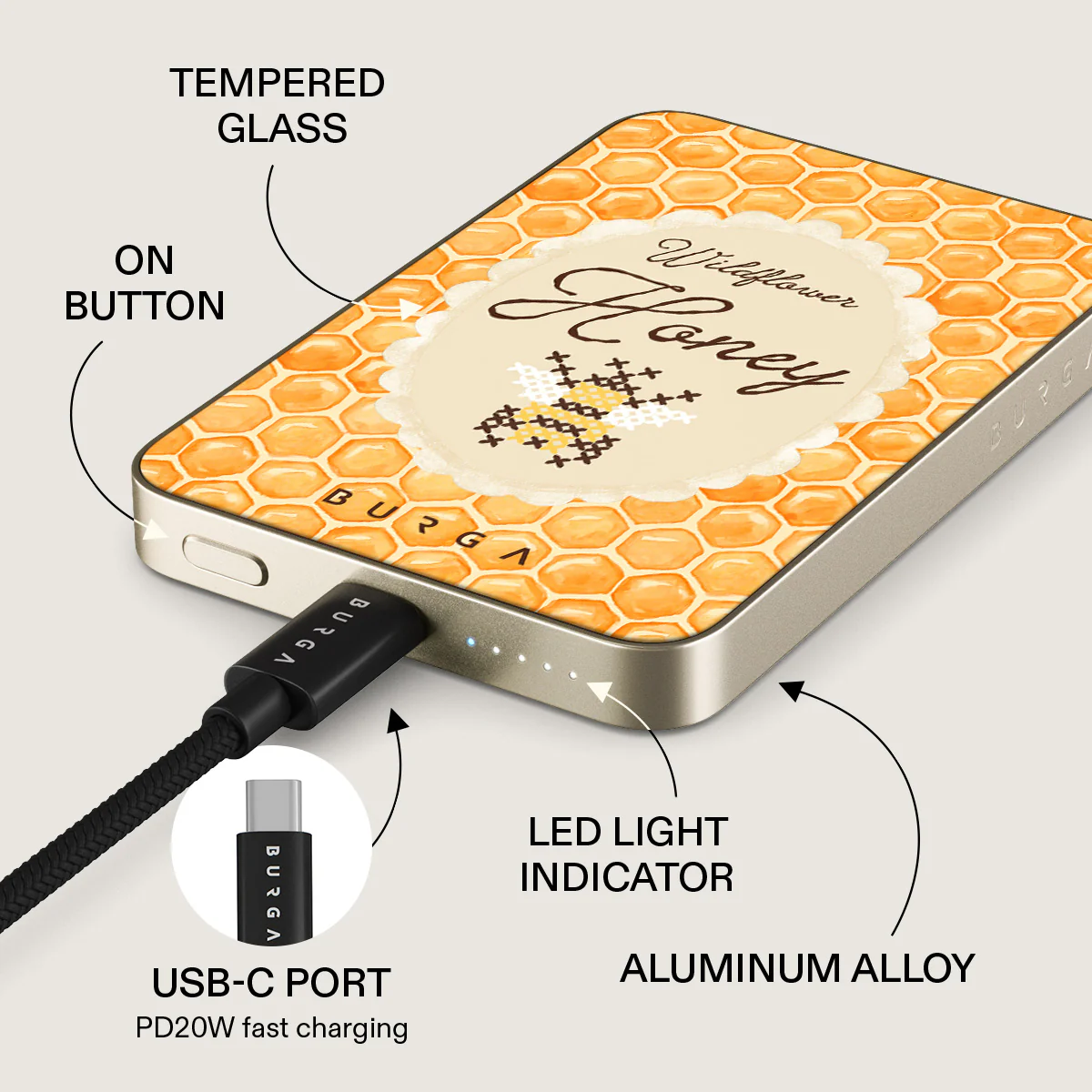 Wildflower Honey - Magnetic Power Bank - Image 10