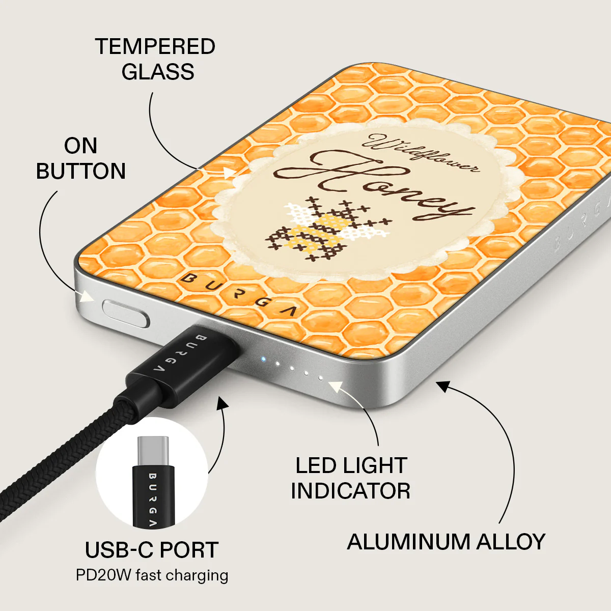 Wildflower Honey - Magnetic Power Bank - Image 15