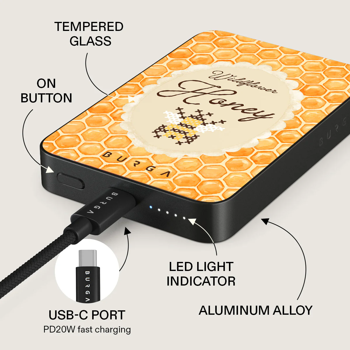 Wildflower Honey - Magnetic Power Bank - Image 20