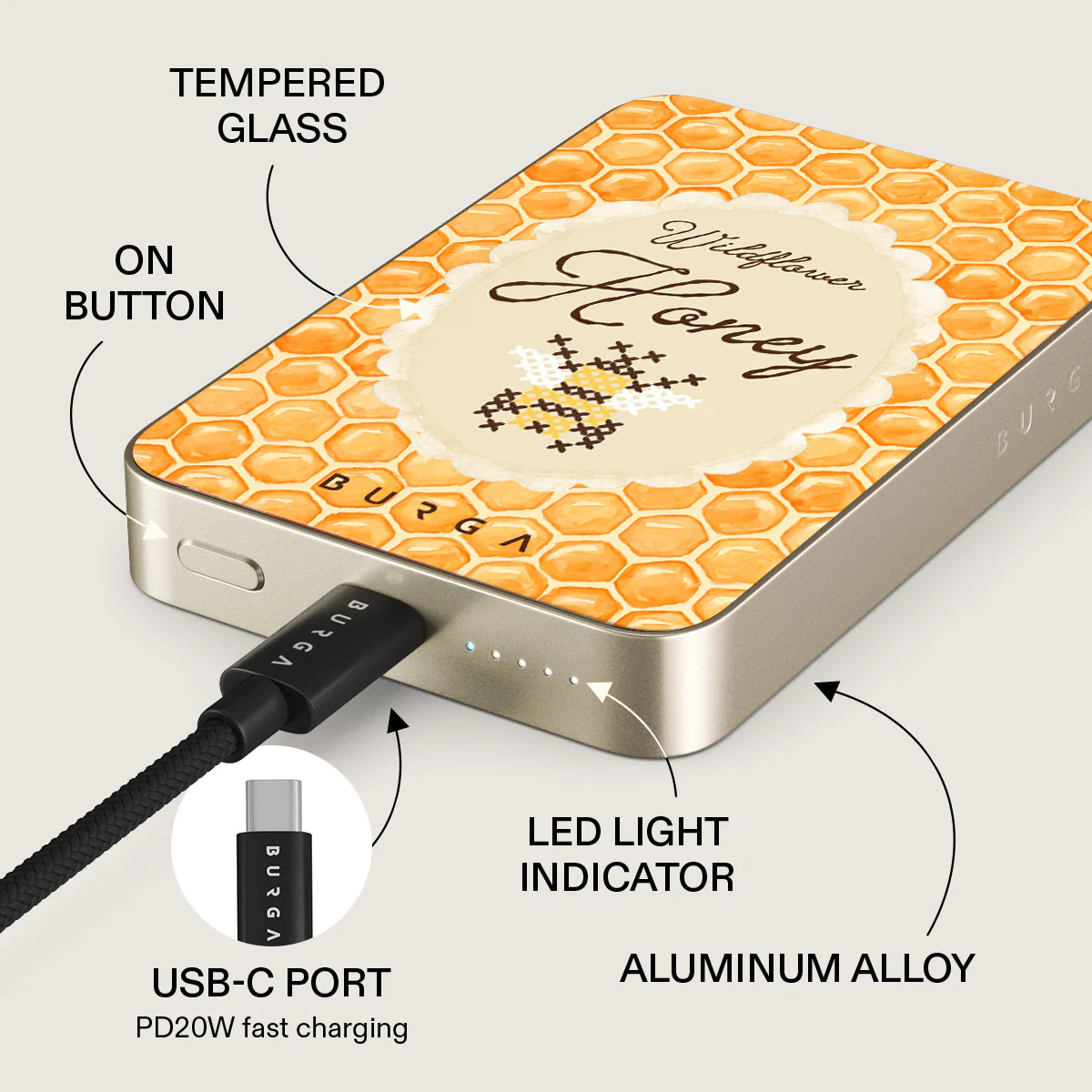 Wildflower Honey - Magnetic Power Bank - Image 25