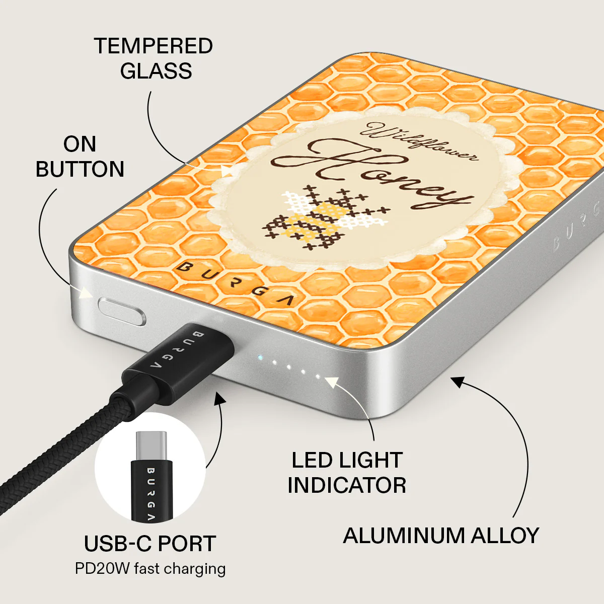 Wildflower Honey - Magnetic Power Bank - Image 30