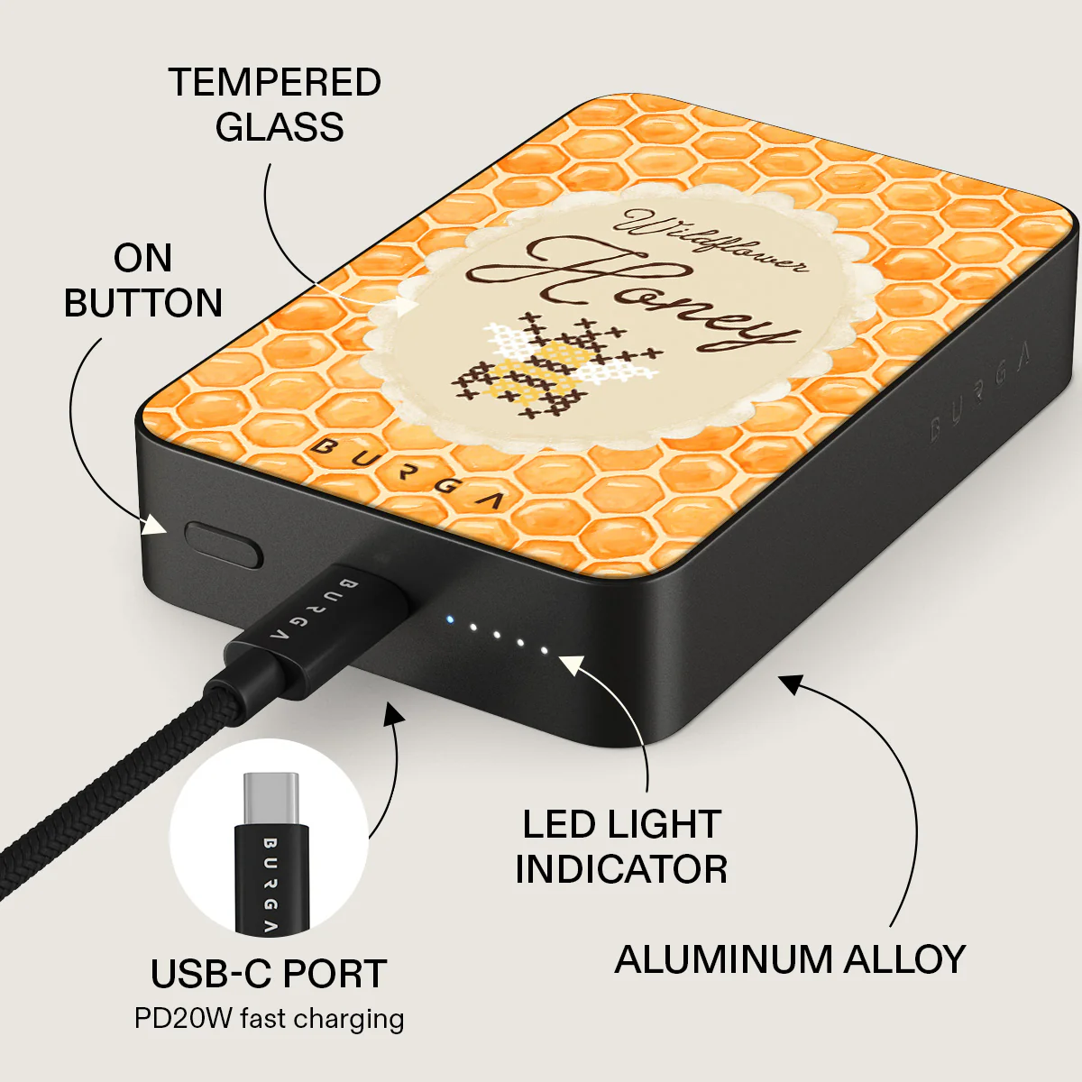 Wildflower Honey - Magnetic Power Bank - Image 35