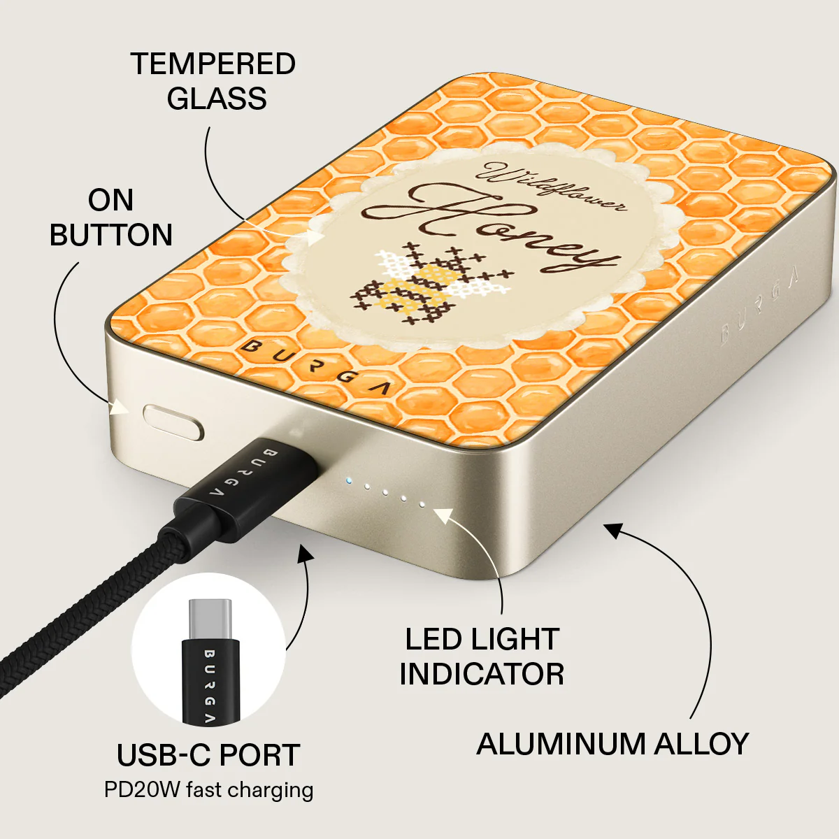 Wildflower Honey - Magnetic Power Bank - Image 40