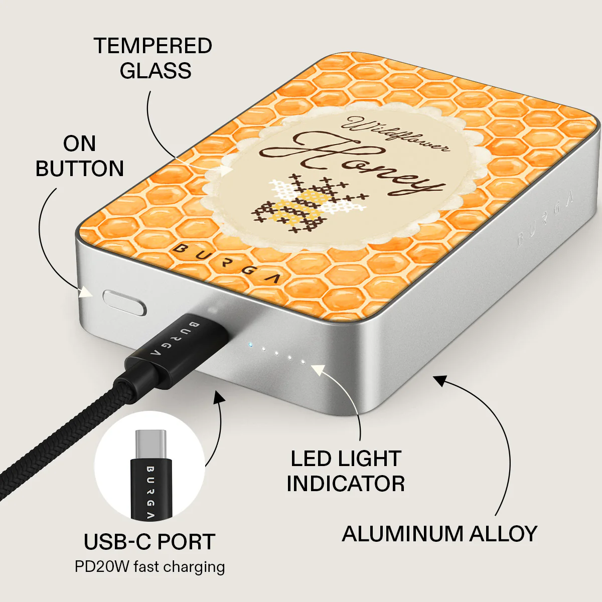 Wildflower Honey - Magnetic Power Bank - Image 45
