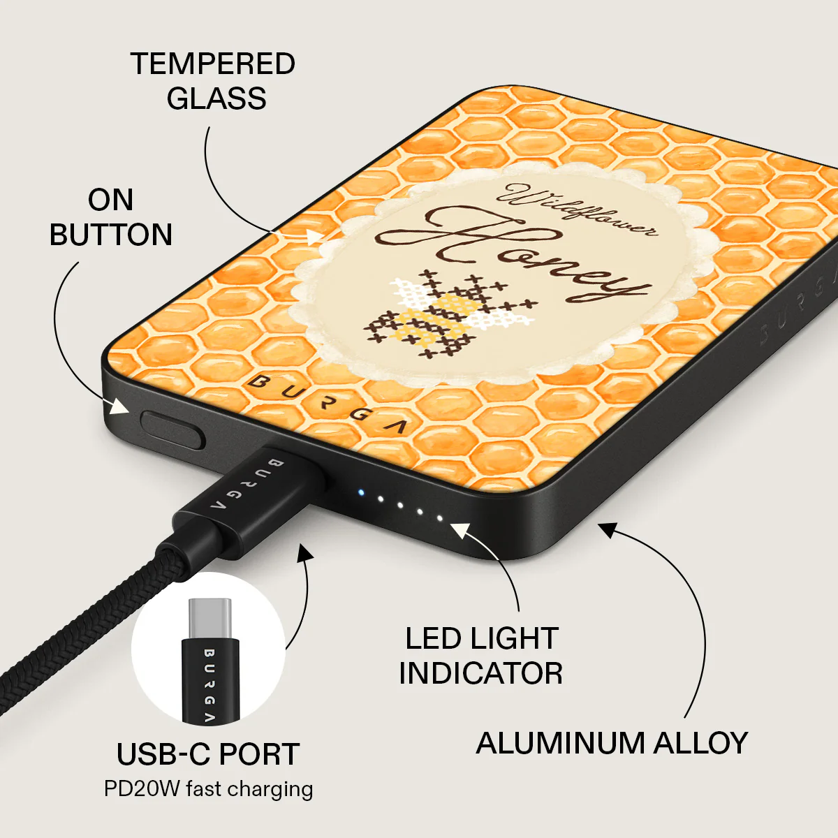 Wildflower Honey - Magnetic Power Bank - Image 5