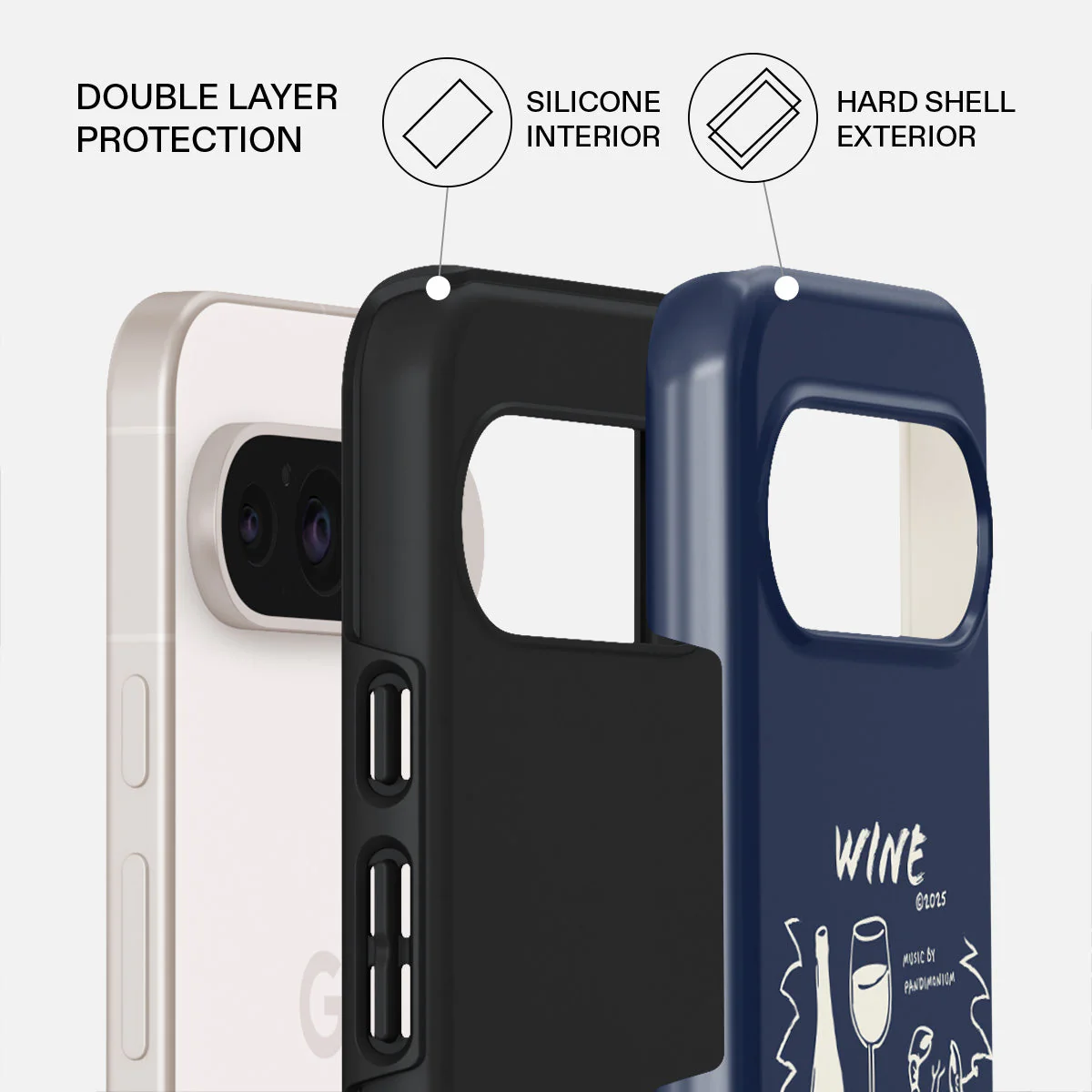 Wine & Dine - Google Pixel 10 Case - Image 2