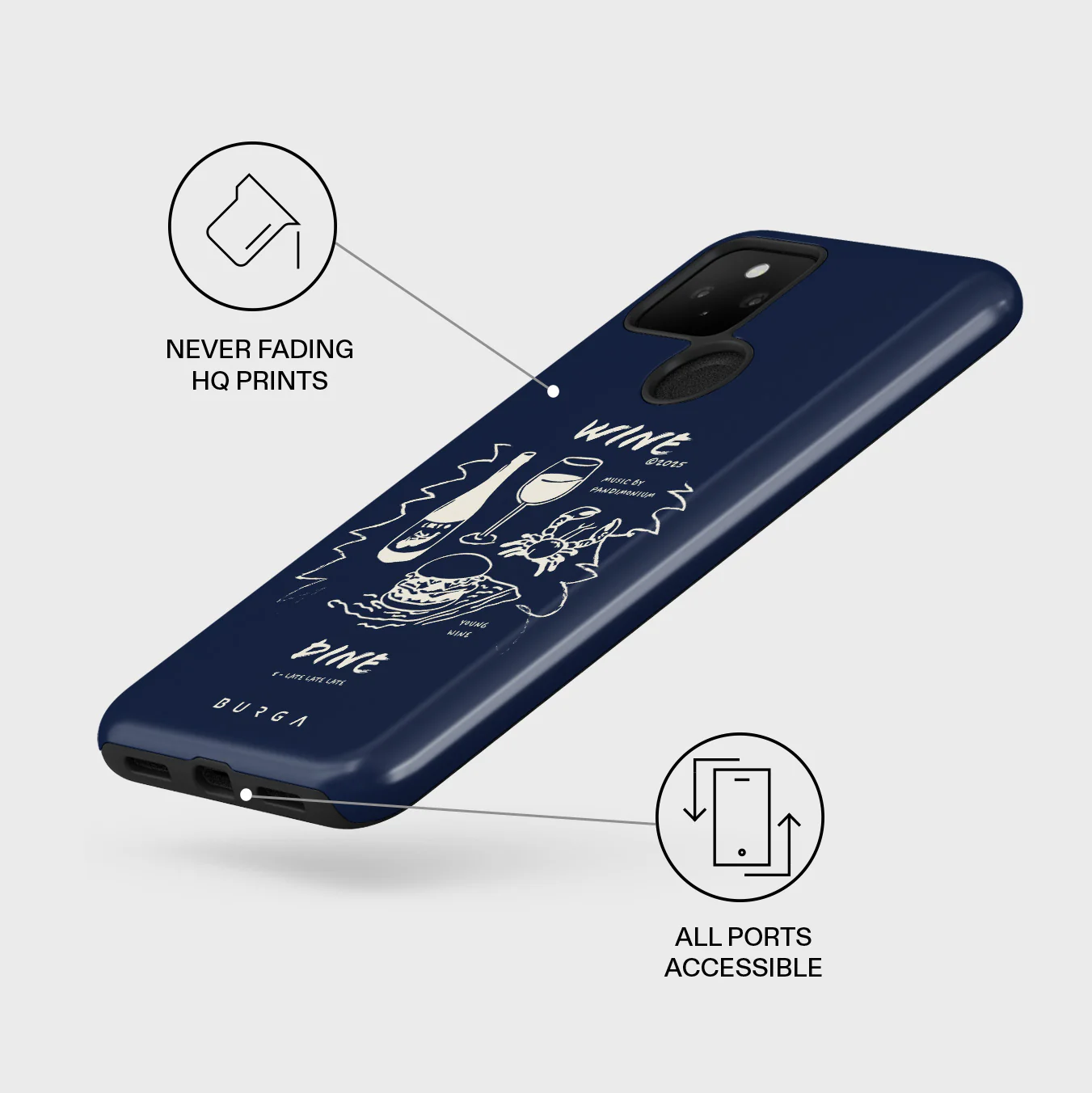 Wine & Dine - Google Pixel 5 Case - Image 3
