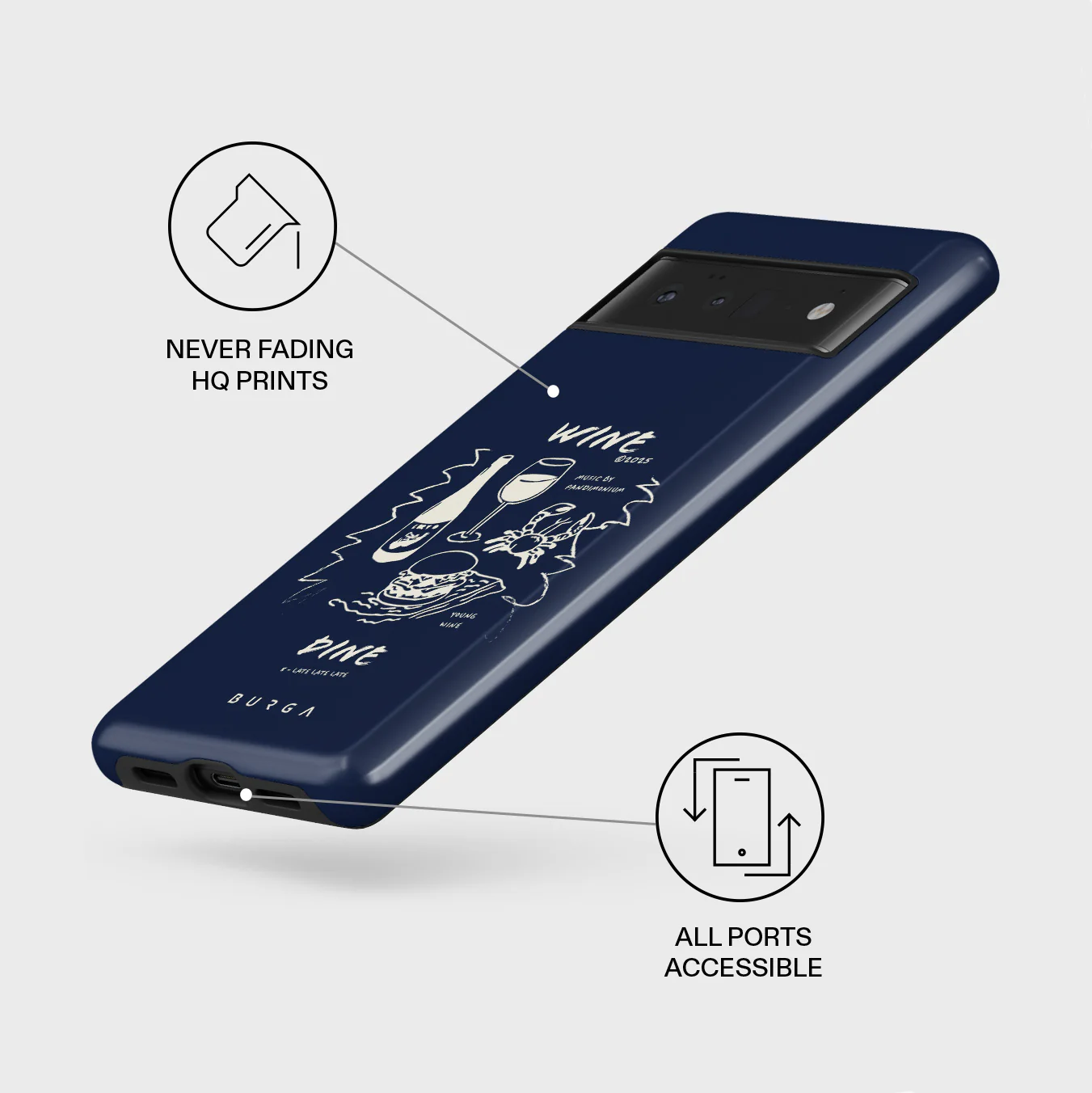 Wine & Dine - Google Pixel 6 Pro Case - Image 3