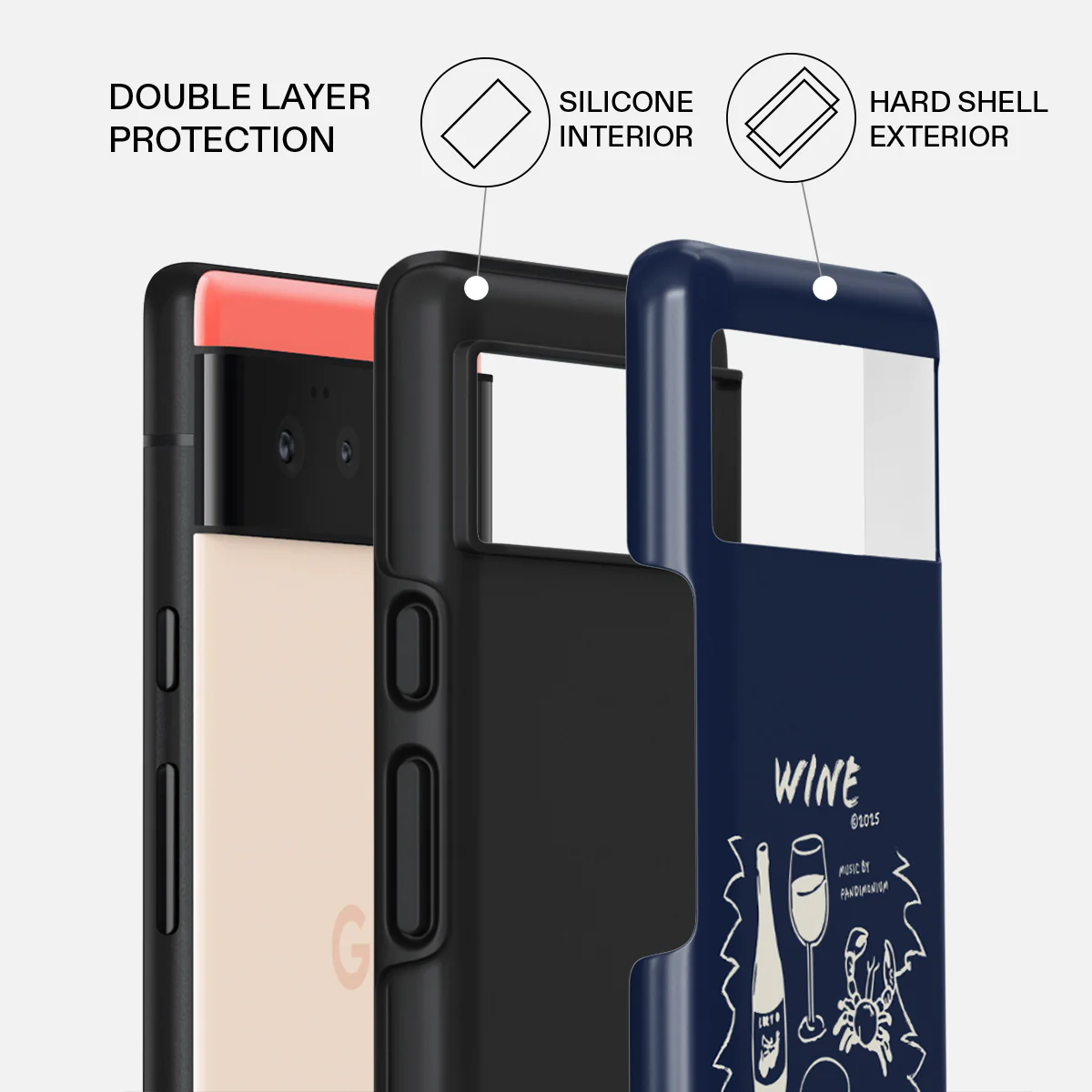 Wine & Dine - Google Pixel 6a Case - Image 2