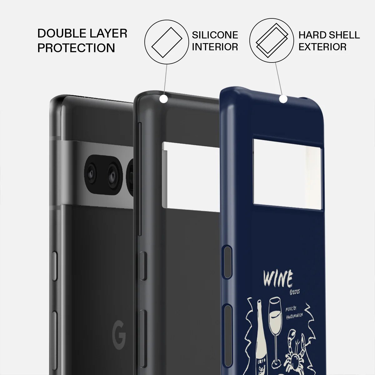 Wine & Dine - Google Pixel 7 Pro Case - Image 2