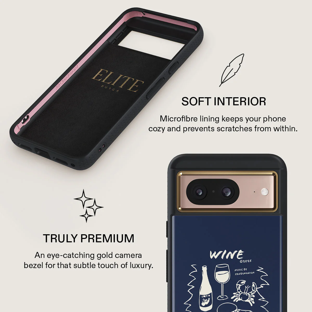 Wine & Dine - Google Pixel 8 Case - Image 10